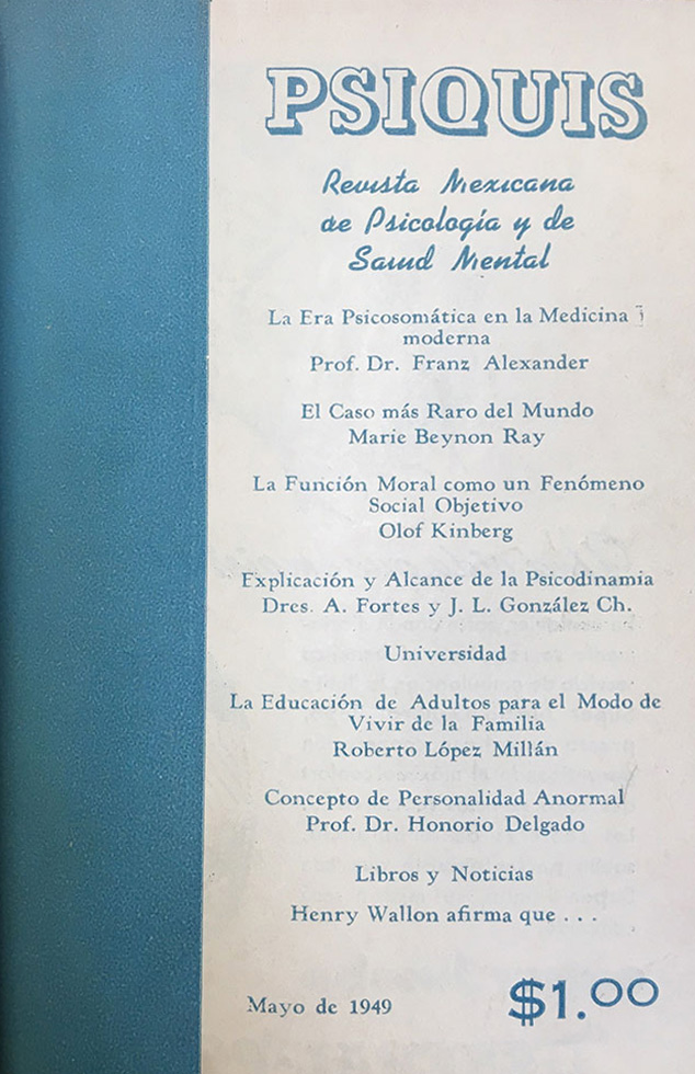 Psiquis Revista Mexicana de Psicología y de Salud Mental T 3 N 5 Mayo