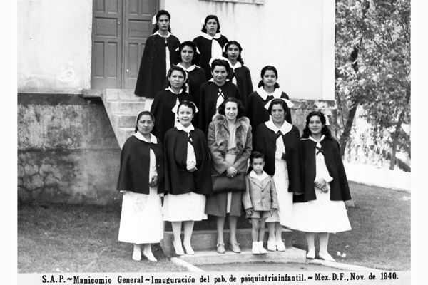 Inauguración del Pabellón de Psiquitaría Infantil. Noviembre 1940