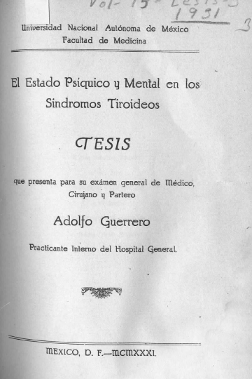 El estado psíquico y mental en los sindromes tiroideos