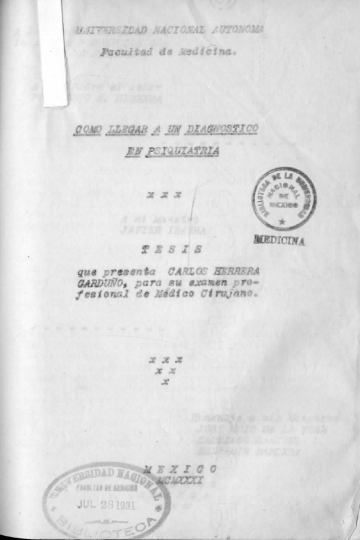 Cómo llegar a un diagnóstico en psiquiatría