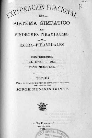 Exploración funcional del sistema simpático en síndromes piramidales y extra piramidales