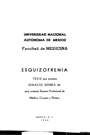 Esquizofrenia